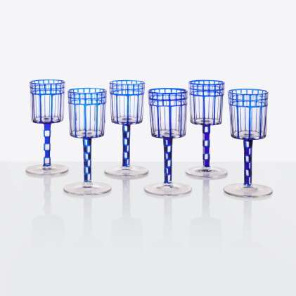 Catalog image of Set of Six Wine Glasses