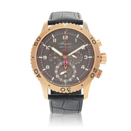 Catalog image of '10Hz' Type XXII, Ref. 3880BT Z2 9XV Pink gold dual time zone flyback chronogra…