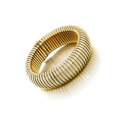 Catalog image of Cartier | Bracelet or et acier | Gold and steel bracelet