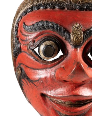View 1 of Lot 95: Masque topeng, Java, Indonésie | Topeng mask, Java, Indonesia