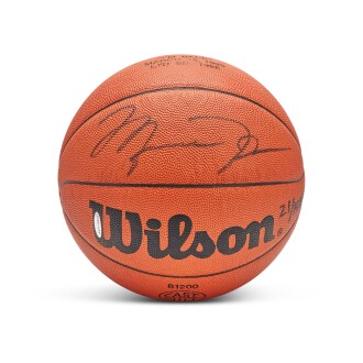 View 1 of Lot 45: Michael Jordan Signed “I’m Back” Basketball