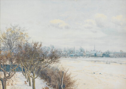 Catalog image of william fraser garden | winter in the ouse valley