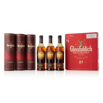 View 1 of Lot 6159: Glenfiddich 21 Year Old Havana Reserve 40.0 abv NV (3 BT70)