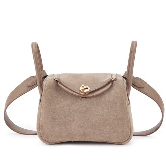 View 1 of Lot 637: Etoupe Doblis and Swift Mini Lindy 20 Gold Hardware, 2023