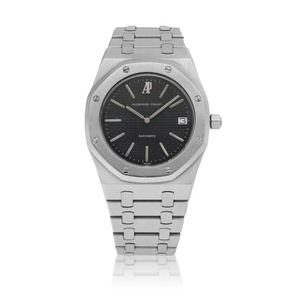 Catalog image of 'D-Series Jumbo' Royal Oak, ref. 5402ST Stainless steel wristwatch with date an…