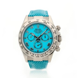 View 1 of Lot 1: Reference 116519 'Daytona Beach'  A white gold automatic chronograph wristwatch, Circa 2005
