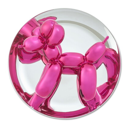 Catalog image of balloon dog (magenta) | 小狗氣球（粉紅色）