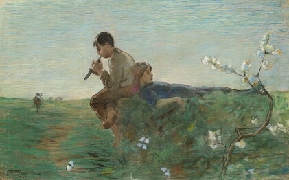 Catalog image of giovanni segantini | idyll