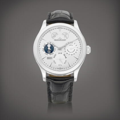 Catalog image of Eight Days Perpetual, Reference 1618420 | A stainless steel perpetual calendar …