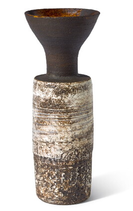 Catalog image of hans coper | cylindrical vase