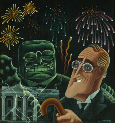 Catalog image of Impossible Interviews - No. 19: Theodore Roosevelt vs. Franklin Delano Roosevelt