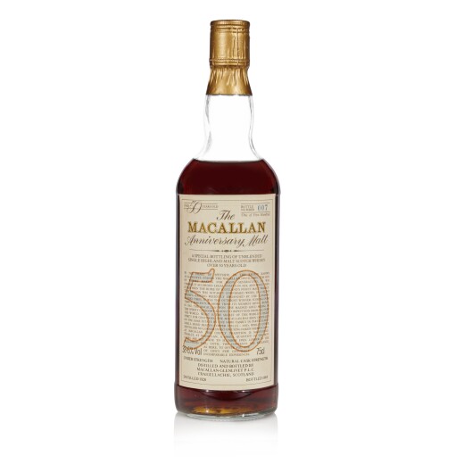 View 1 of Lot 1: The Macallan 50 Year Old Anniversary Malt 38.6 abv 1928 (1 BT 75cl)