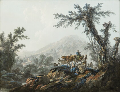 Catalog image of jean-baptiste pillement | pastoral landscape