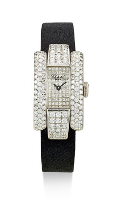 Catalog image of diamond wristwatch, 'la strada', chopard | 鑽石腕錶, 'la strada', 蕭邦 ( chopard )