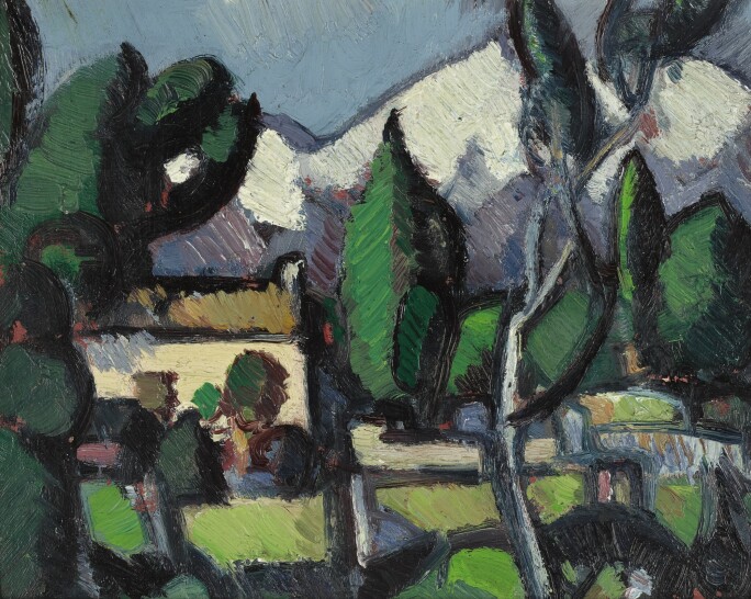 John Duncan Fergusson, Alpes Maritimes. Estimate £30,000-50,000