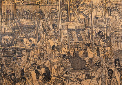 Catalog image of Untitled (Market Scene)