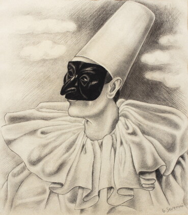 Catalog image of gino severini | tête de pierrot ou polichinelle