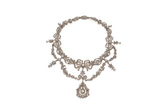 View 1 of Lot 1: Diamond necklace (Collana in diamanti)