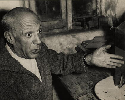 Catalog image of andré villers | 'picasso and his studio', 1957-58, group of four photographs