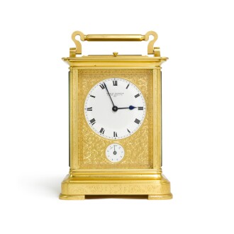 View 1 of Lot 72: An engraved gilt-brass repeating carriage clock, Charles Frodsham, No.1581, London, circa 1870