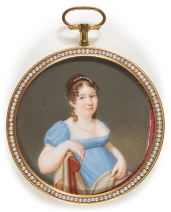 Catalog image of alexandre delatour | portrait of a lady, circa 1810