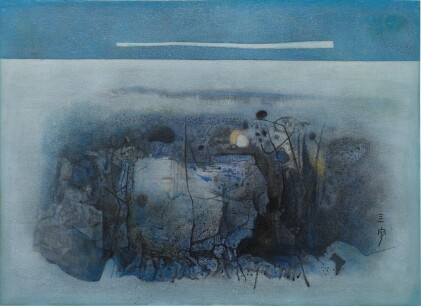 Catalog image of cheong soo pieng 鍾泗濱 | abstract landscape 抽象風景