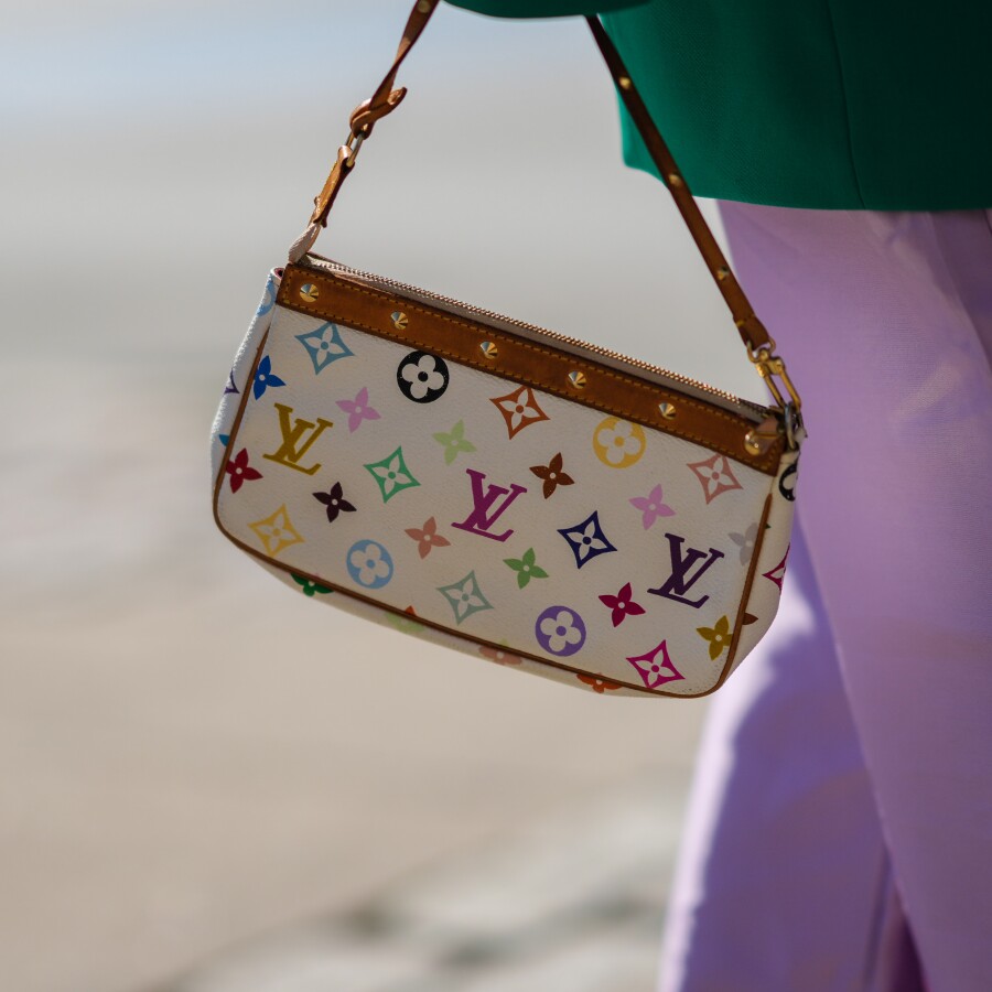 Louis Vuitton White And Pink Bag All White Lv Bag