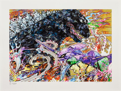 Catalog image of takashi murakami 村上隆 | homage to director hideaki anno: godzilla resurgence & e…