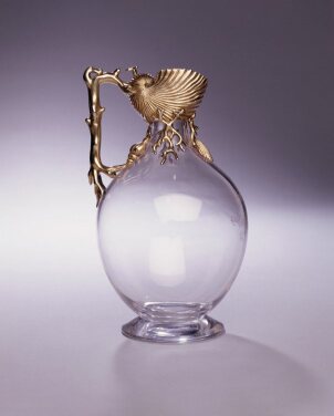 View 1 of Lot 324: Royal: A Victorian Silver-Gilt Mounted Glass Presentation Claret Jug, Edward H. Stockwell, London, 1882
