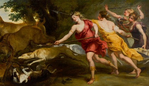 Peter Paul Rubens, Diana and her nymphs hunting Baroque