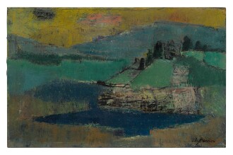 View 1 of Lot 14: Blue Lake (Blue Landscape)