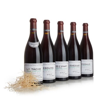 View 1 of Lot 454: Domaine de la Romanée-Conti 2017 Assortment Case (5 BT)