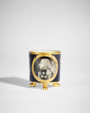 View 1 of Lot 223: A Porcelain Cup, probably Popov Porcelain Factory, Gorbunovo, early 19th century