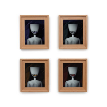 Catalog image of Study for Joan Portrait (Silence of the Lambs Blue, Grey, Red, Yellow)