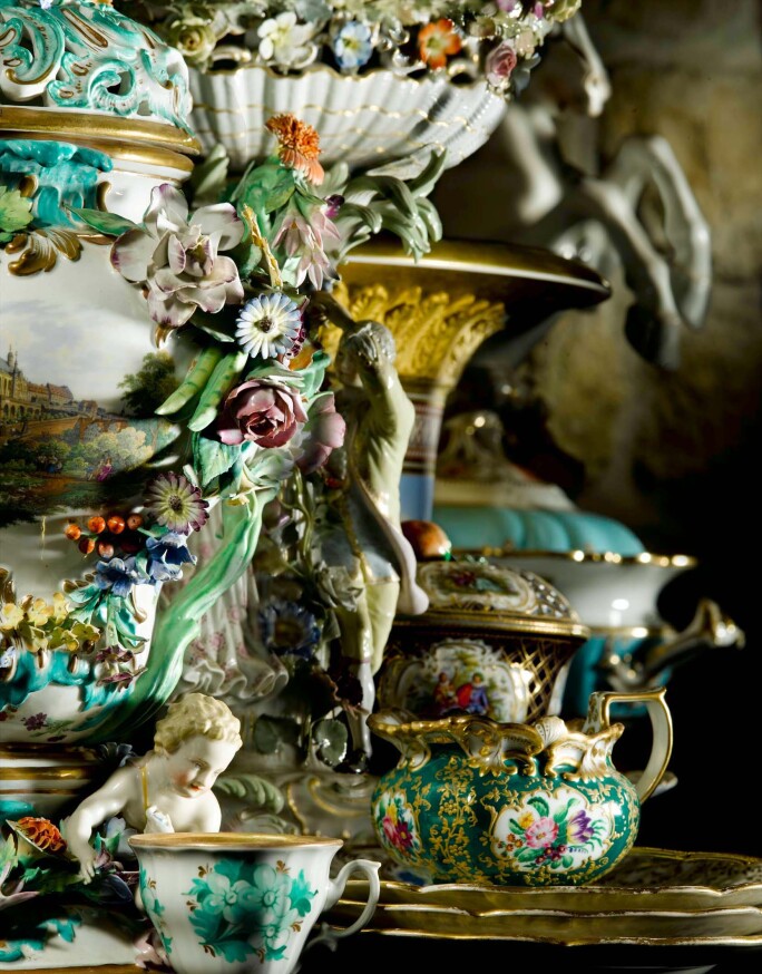 Detail of interior of Schloss Marienberg, Hanover.