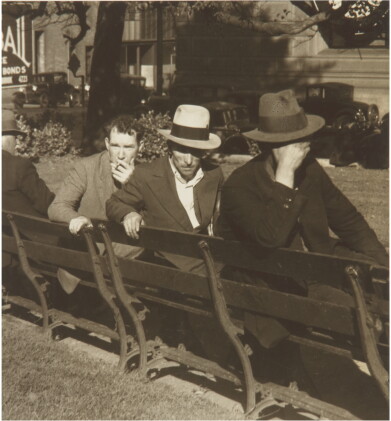 Catalog image of dorothea lange | untitled (unemployed men, san francisco)