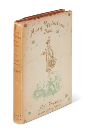 Catalog image of travers, mary poppins comes back, 1935, inscribed to mrs henry moriss