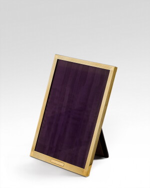 View 1 of Lot 352: A 14ct gold rectangular photograph frame, Cartier, 20th century