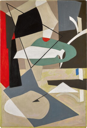 Catalog image of esphyr slobodkina | dohn abstraction in yellow