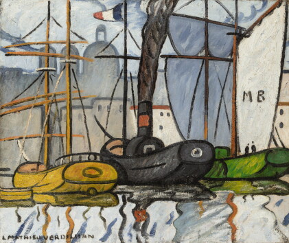 Catalog image of louis mathieu verdilhan | marseille, le port