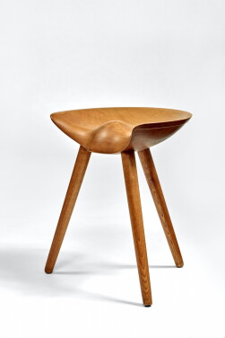 View 1 of Lot 66: Three-Legged Stool