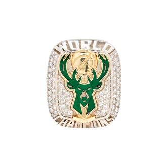 View 1 of Lot 11: Milwaukee Bucks 2021 Staff Issued Championship Ring