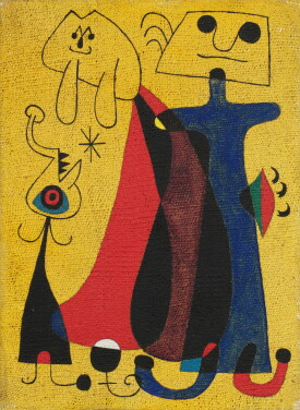 View 1 of Lot 105: Femme et oiseau devant la nuit
