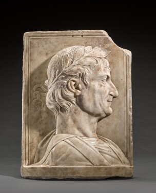 View 1 of Lot 38: Gregorio di Lorenzo (circa 1436-1504) | Italian, Florence, circa 1460-1465 | Profile Relief of a Roman Emperor 
