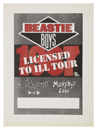 Catalog image of beastie boys | "licensed to ill" concert poster, 1987