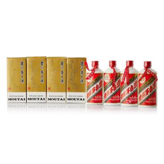 View 1 of Lot 5099: 1990年代"飛天牌"貴州茅台酒 (鐵蓋) Kweichow Flying Fairy Moutai (Metal Cap) NV (4 BT37)