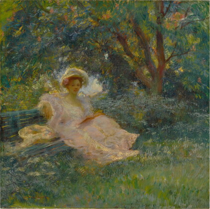 Catalog image of gaston la touche | sous les arbres