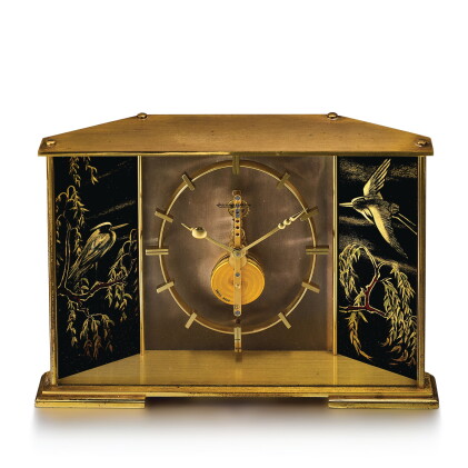 Catalog image of Reference 366 | A gilt brass table clock with 8 days power reserve, Circa 1965 …