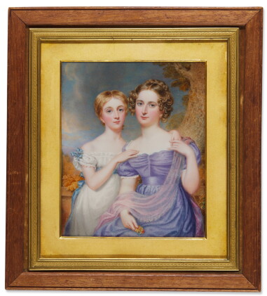 Catalog image of Portrait of Helena and Beatrice, daughters of Sir John Trevelyan, 4th Bt of Net…
