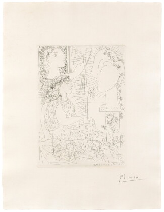 Catalog image of pablo picasso | deux modèles vêtus (b. 150; ba. 302)